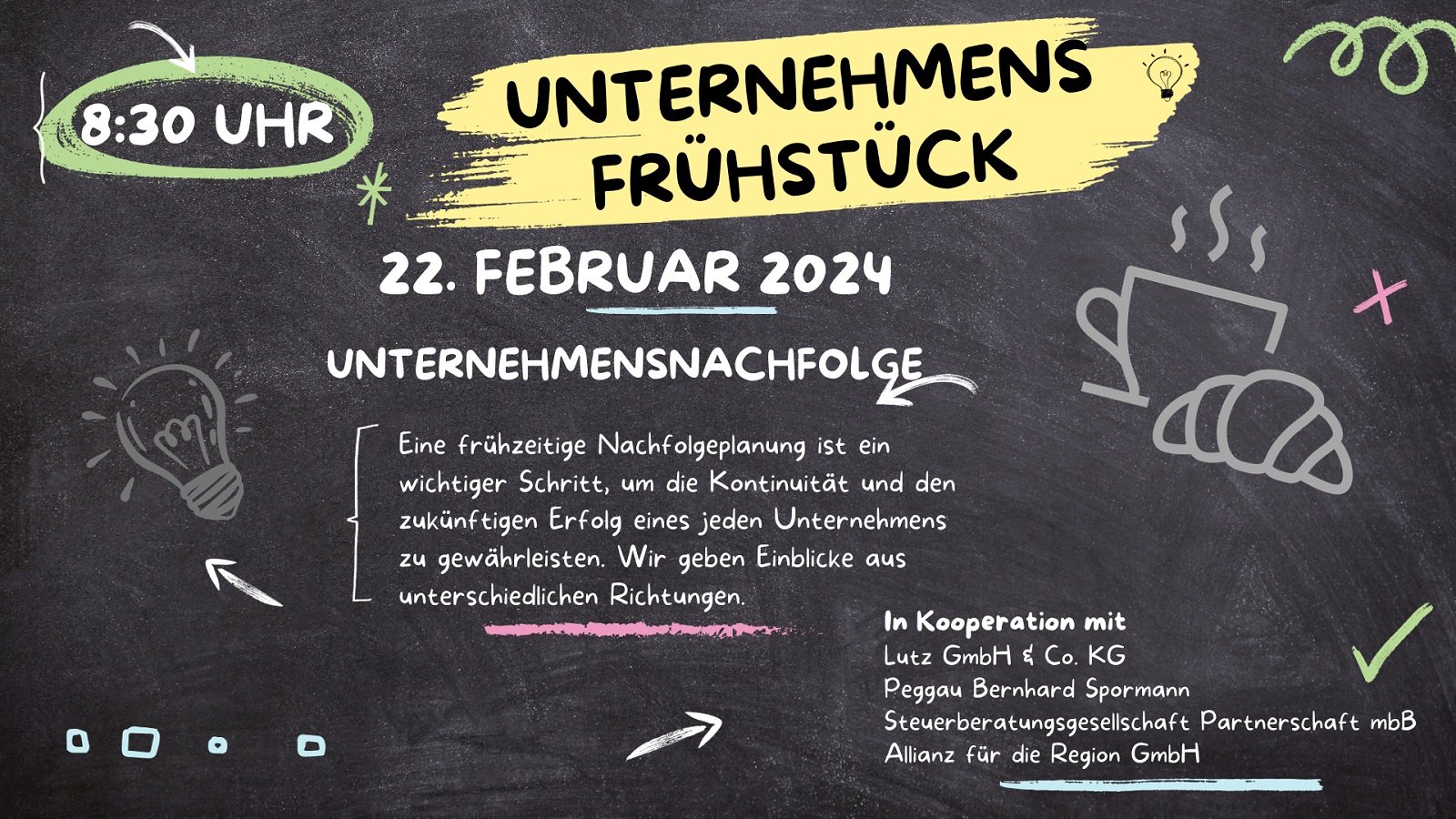 Unternehmensfrühstück Unternehmensnachfolge