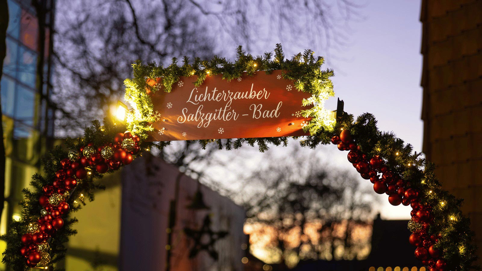 Lichterzauber im Rosengarten