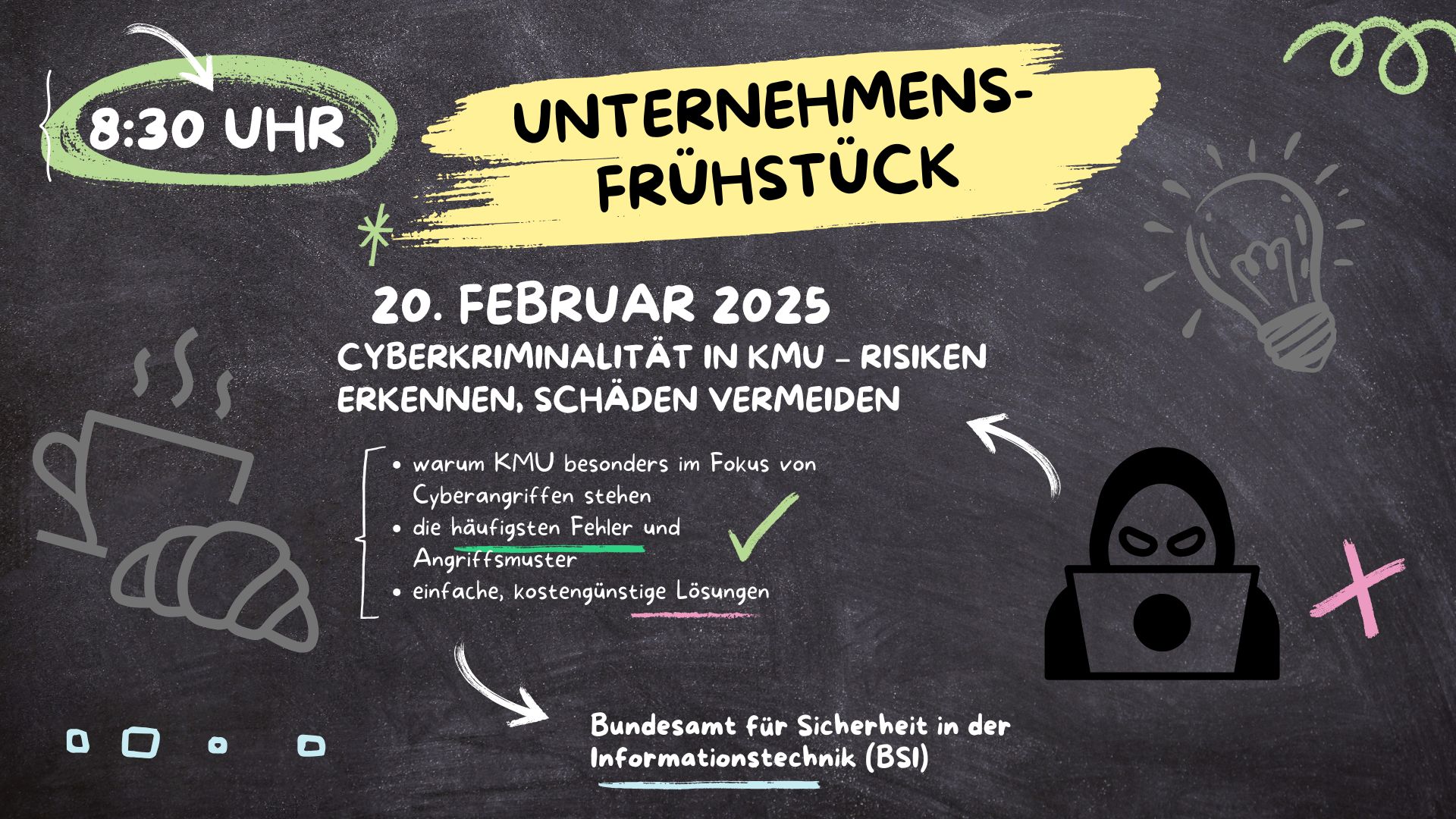 Unternehmensfrühstück im Februar