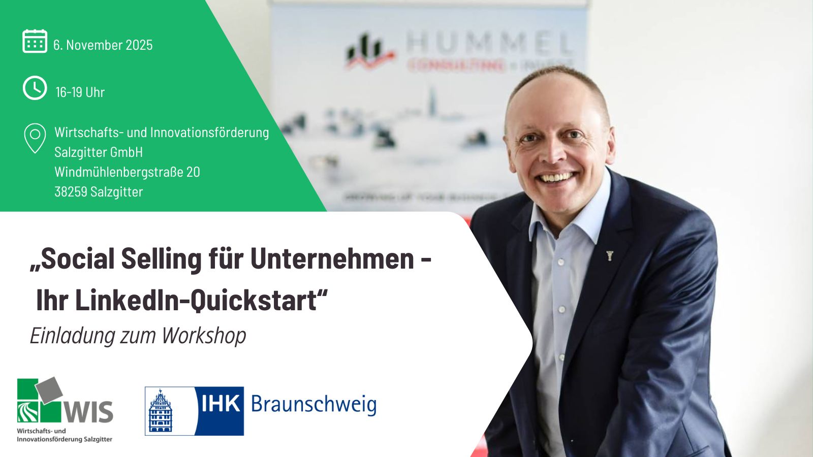 Workshop „Social Selling für Unternehmen – Ihr LinkedIn-Quickstart“