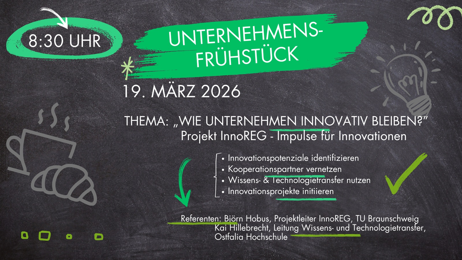 Unternehmensfrühstück im März