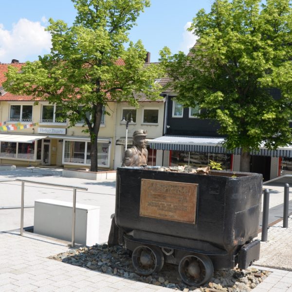 Skulptur Bergmann Marktplatz Salzgitter-Bad