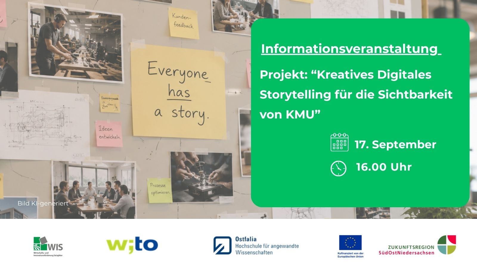 Infoveranstaltung Kreatives digitales Storytelling