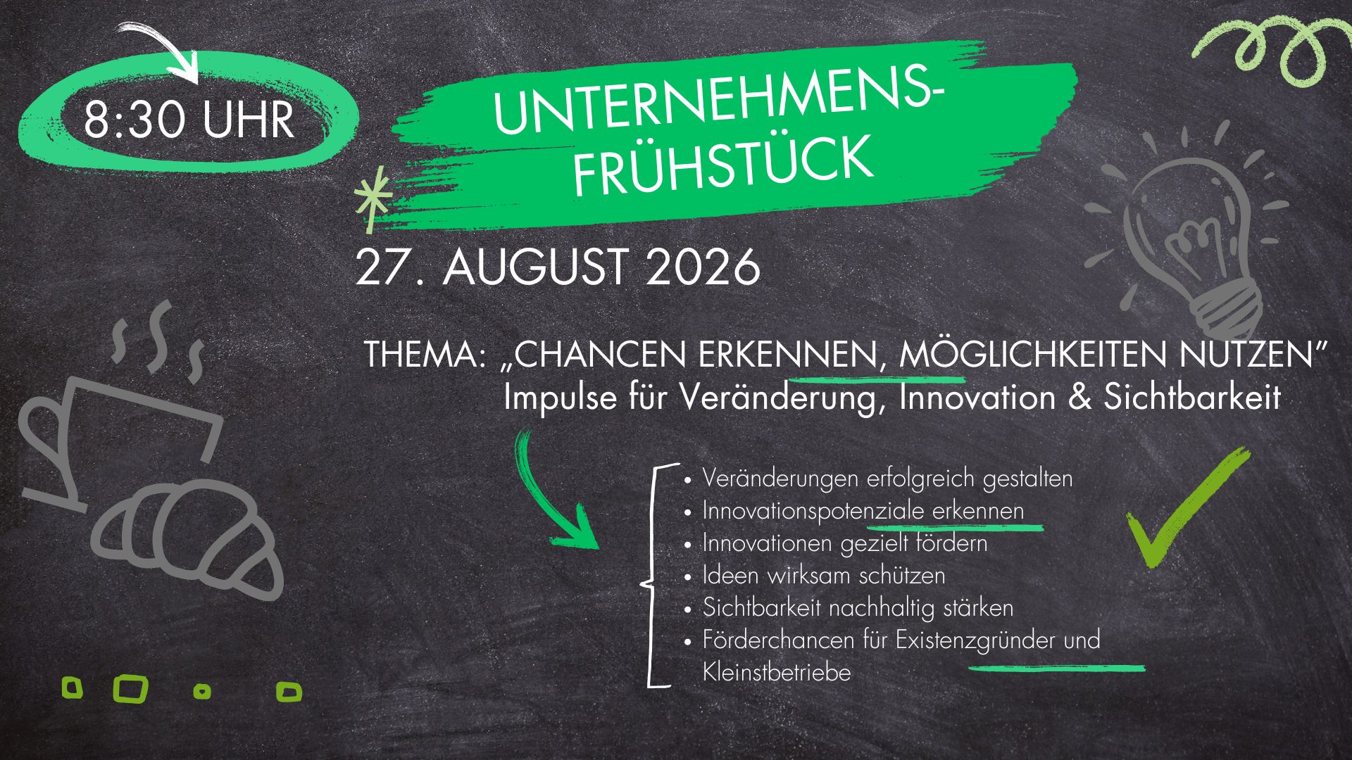 Unternehmensfrühstück im März