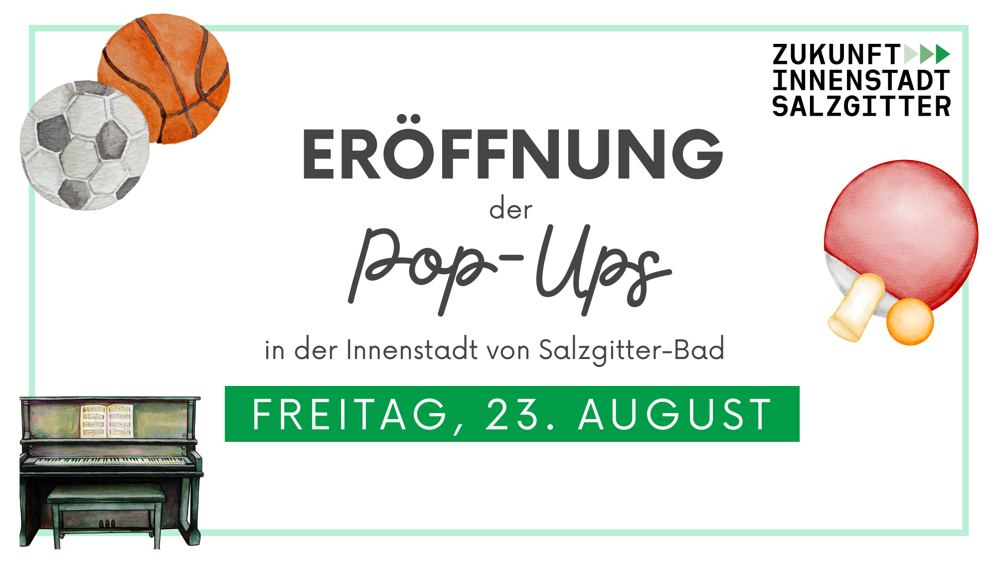 Eröffnungs-Aktion: Pop-Up-Module in Bad